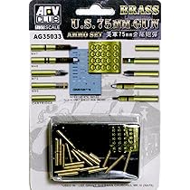 Amazon | AFVクラブ 1/35 米軍 75mm砲弾セット 真鍮製
